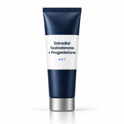 Estradiol / Testosterone Cream + Progesterone (HRT)
